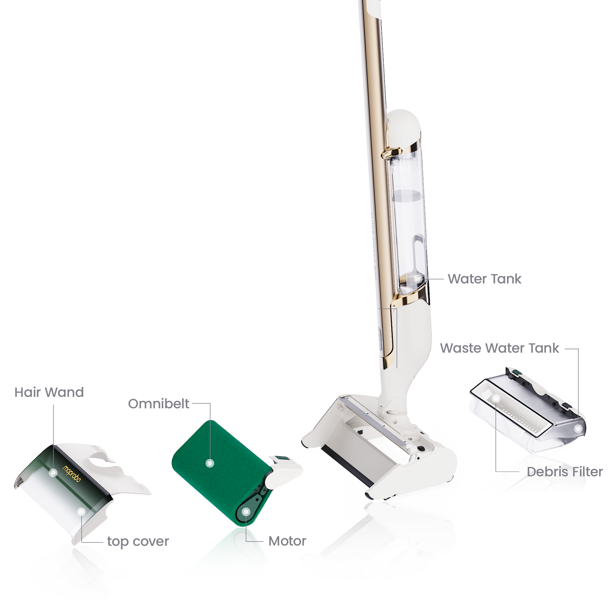 moprobo cordless 4-in-1 pickup mop cleaner