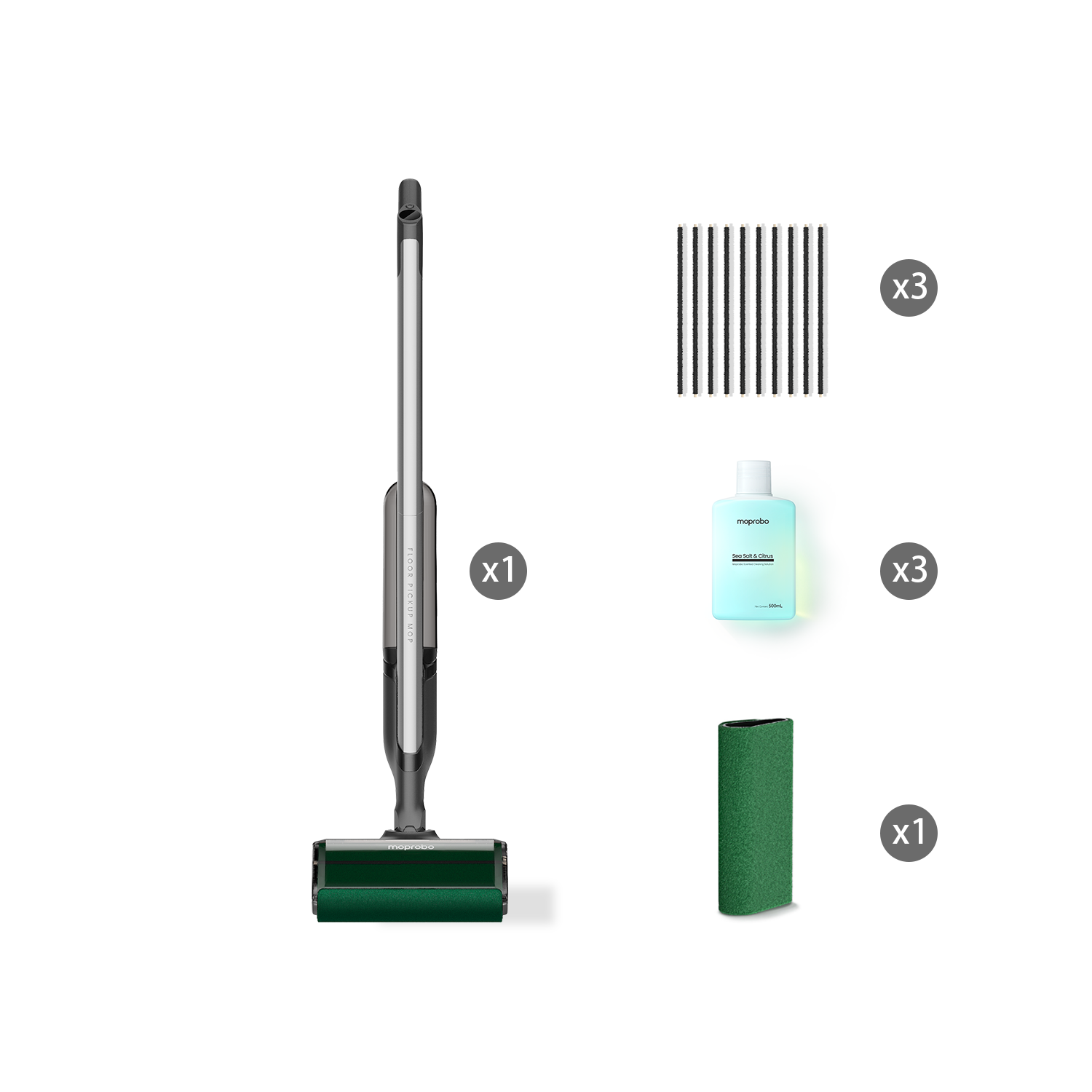 Moprobo Cordless 4 in 1 Pickup Mop M2 Turbo